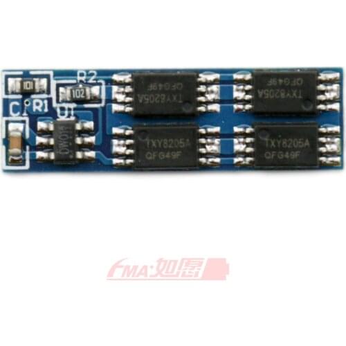 Protection Circuit Module PCM for 3.6V 3.7V Li-Po Li-ion Battery C/D:7.5A 1SW003
