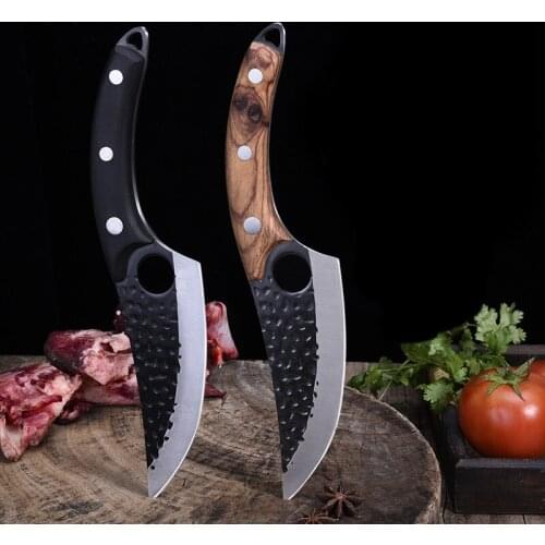 Meat Cleaver Hand-forged Boning Knife Serbia Chefs Knife Stainless Steel Kitchen Knife Butcher Knife Forged Meat Cleaver