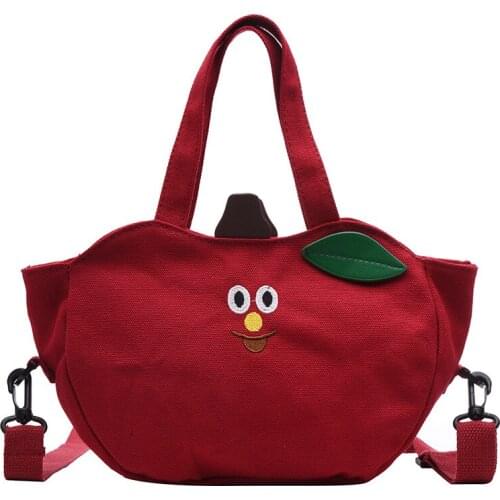 The New Cute Girl Small Bag Korean Version Of The Shoulder Handbag Mori Wild Student Messenger Mobile Phone Canvas Bag