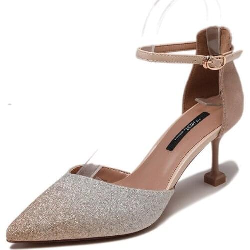 New European and American Style Womens High Heels New Pointed Stiletto Pumps Womens Singles Womens High Heels Womens Shoes