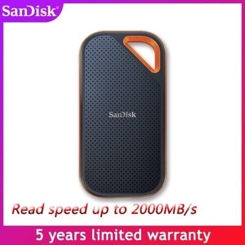 New SanDisk Portable External SSD E81 1TB 2TB 2000M/s External Hard Drive USB 3.1 Type-C Mobile Solid State Disk for Laptop PC