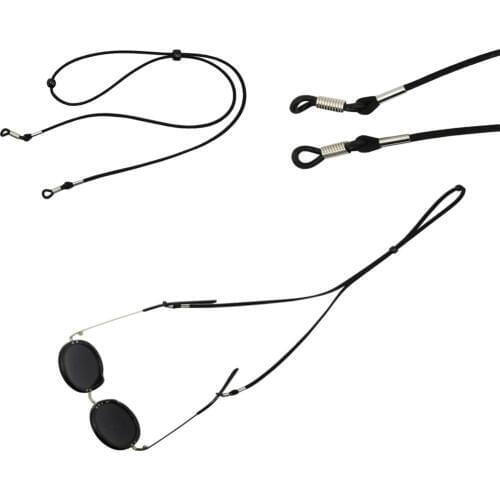 1 Pcs Glasses String Black Nylon Cord Eyeglass Holder Sunglass Eyewear Glasses Neck String Strap Reading Glasses Chain Neck Cord