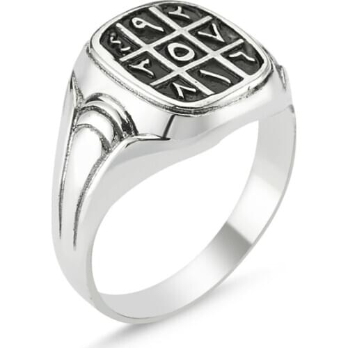 Silverlina Silver Numerological Ring