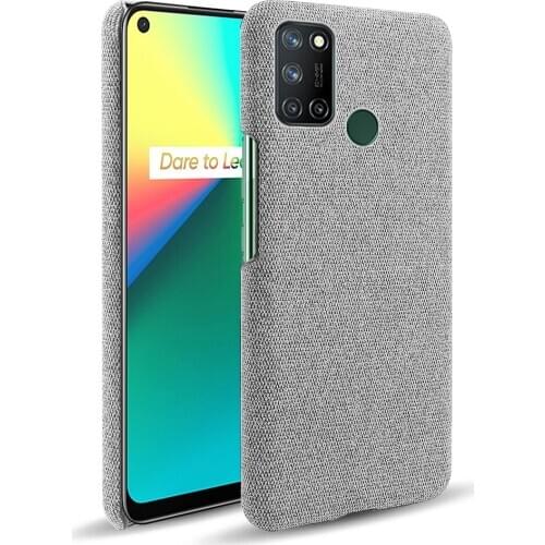 Cloth Cases For OPPO Realme C17 7i Case Slim Retro Cloth Hard Cover For OPPO Realme C17 Realme7i C 17 RMX2101 RMX2103 Fundas