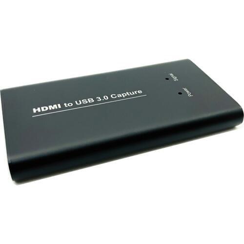 USB 3.0 Game Capture Card Video Capture HDMI 4K Input 1080P Record Live Streaming Mic 3.5mm for Camera PC PS3 PS4 TV Xbox Switch