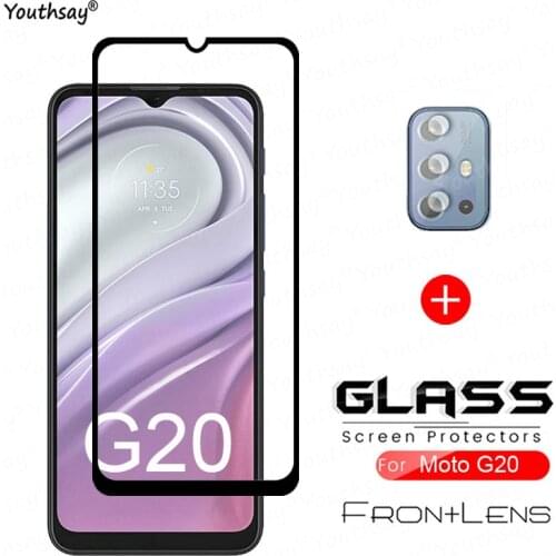 For Motorola Moto G20 Glass Tempered Glass For Moto G20 G30 G10 Glass Screen Film Protector Camera For Motorola G20