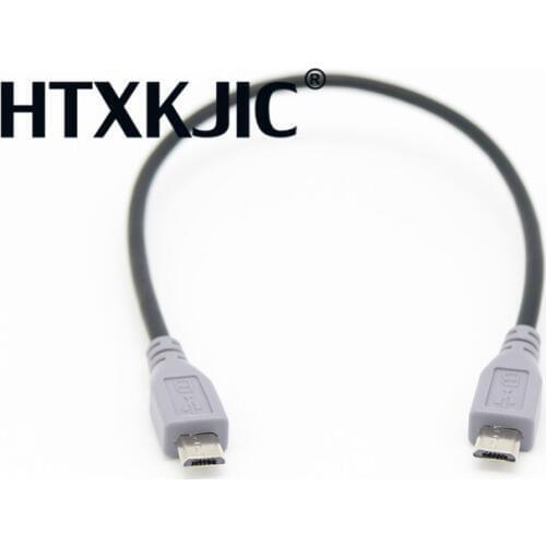 1pcs USB Type C 3.1 Male To Micro USB 5 Pin B Male Plug Converter OTG Adapter Lead Data Cable for Mobile Macbook 25cm / 1m 3ft