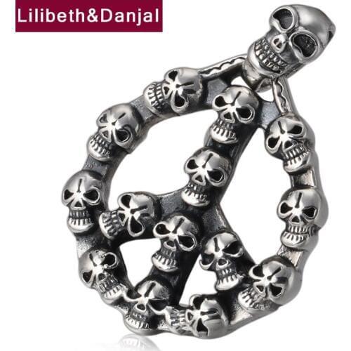 2019 Hippop Street Culture Skull Pendant 100% 925 Sterling silver Men Women my grillz Necklace Pendant Jewelry sieraden maken P5