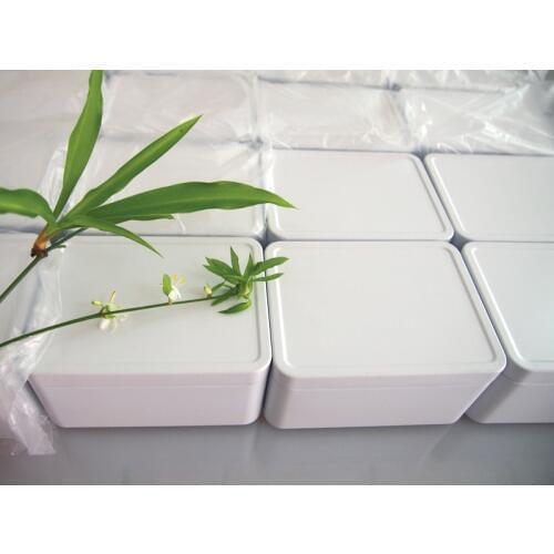 112x85x57mm 50pcs/pack white rectangular tin box candy packing box small storage box