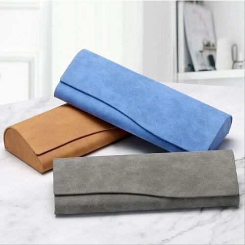Fashion Men Women Glasses Case Suede Cover Sunglasses Case Portable Soft Glasses Box Pouch Bag Accessories Dropshipping