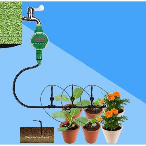 Practical Electronic Water Timer Plant Watering Timer Valve Automatic Digital LCD Home Garden Irrigation Timer Watering System