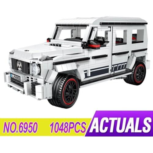 New MOC Off Road SUV G63 1:16 Car Model Set Building Blocks Bricks Educational Toy Birthday Gifts For Child