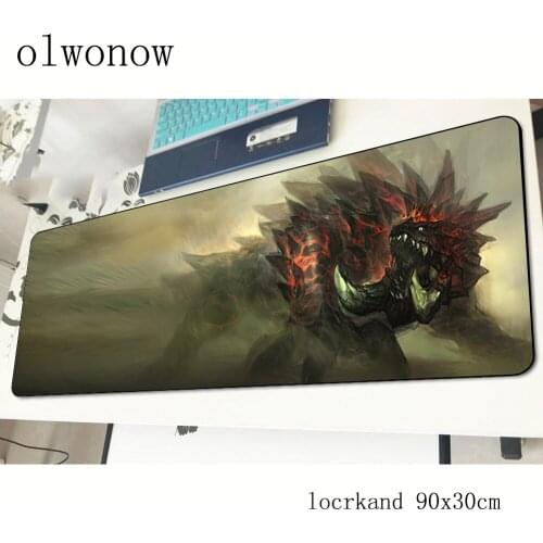 Monster Hunter mouse pad 900x300x3mm Aestheticism mousepads best gaming mousepad gamer Indie Pop personalized mouse pads pc pad