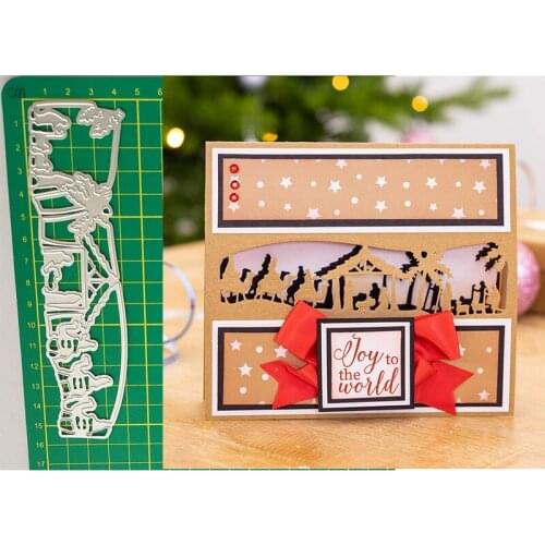 Camel and Believer Lace New Metal Cutting Dies Knife Mould Scrapbook Album Greeting Card Decoration DIY Handmade Art