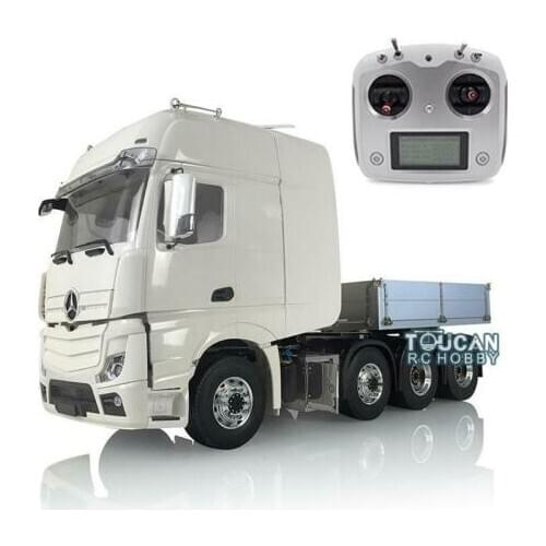 RC LESU Truck 1/14 Metal Chassis Car Hopper Light Sound Hercul Bz Cabin ESC THZH0705-SMT2