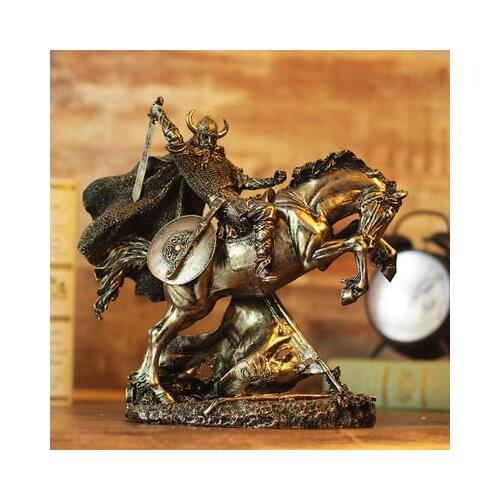 Ancient Rome Gladiator armor model Rome warrior armor Home Furnishing creative bar ornaments jewelry bar statue Retro decoration