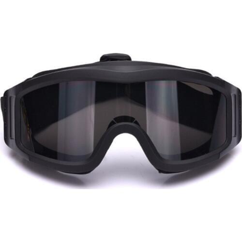 Men Women Outdoor Cycling Hiking Desert Sand Proof Tactical Goggles Skiing Riding Shooting Hunting Windproof Glasses 3pcs Lens