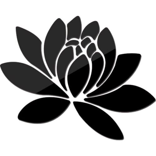 New sale modern home decoration Acrylic furniture mirror stickers for Art living room flower Background still life sticker