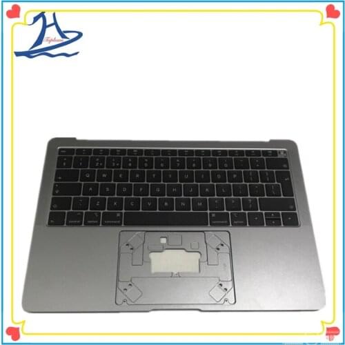 New A1932 plamrest top case with UK keyboard for Macbook air 13''inch A1932 topcase Space gray