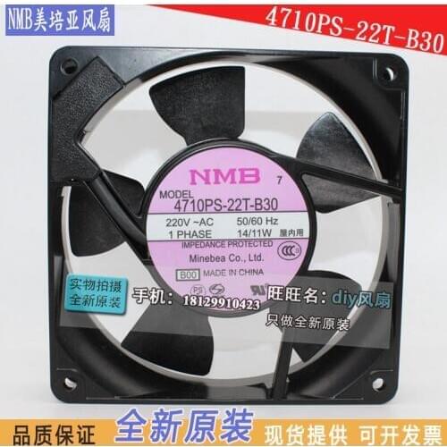 NEW NMB-MAT Minebea 4710PS-22T-B30 12025 12CM 220V cooling fan