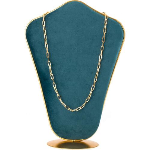 POXA Punk Chain Necklace Neck Chains for Women Vintage Exaggerated Golden Goth Hoop Metal Necklace 2020 Simple Clavicle Jewelry