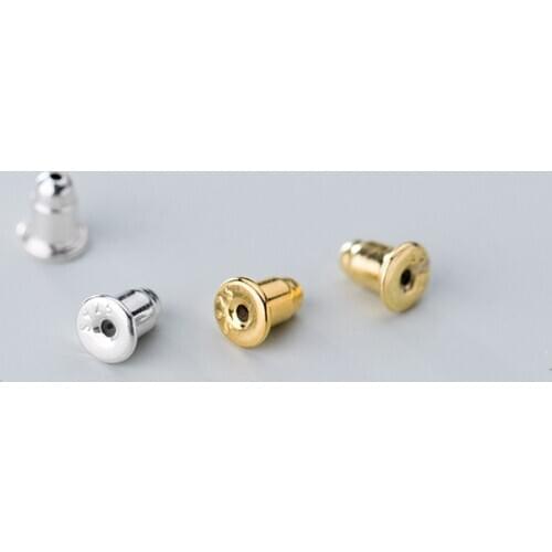 S 925 Sterling Silver Earplugs , Silver Gold Color Accessories