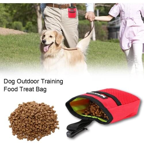 Pet Food Treat Bag Waist Pouch For Dog Outdoor Training Dog Accessories Snack Training Obedience Bag Pet Feed Pocket