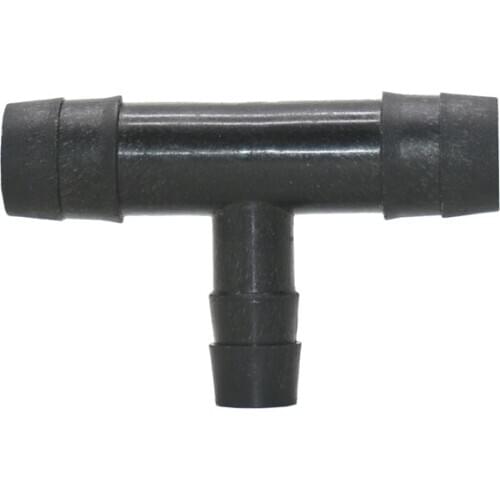 T-type 1/2 to 8mm 10mm garden hose splitter Reducing tee barb connector 3 way water splitter 6 pcs