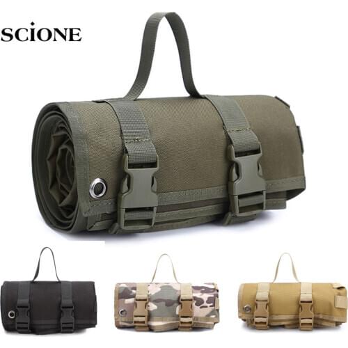 Tactical Padded Shooters Mat Lightweight Roll-Up Shooting Mat Rifle Mat For Camping Military Hunting Airsoft Equipment X206A