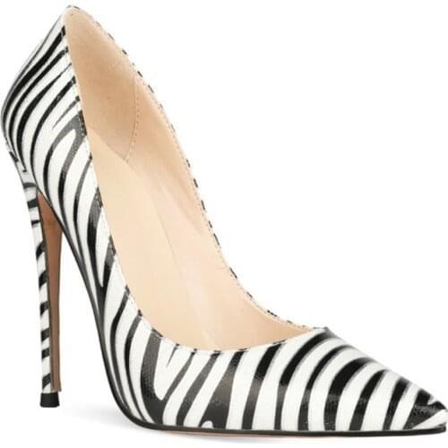 2021 Summer Womens High Heels Striped Fashion All-Match Womens Shoes