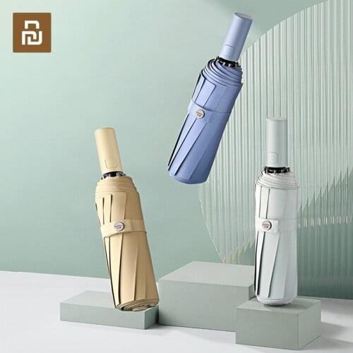 Youpin Umbrella Double-layer Female Rain&Sun Dual-use Men Automatic Contraction One-key Opening Closing Folding Student Umbrella