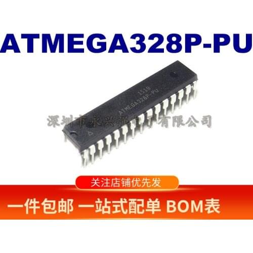 100% New&original ATMEGA328P-PU DIP-28 AVR In Stock