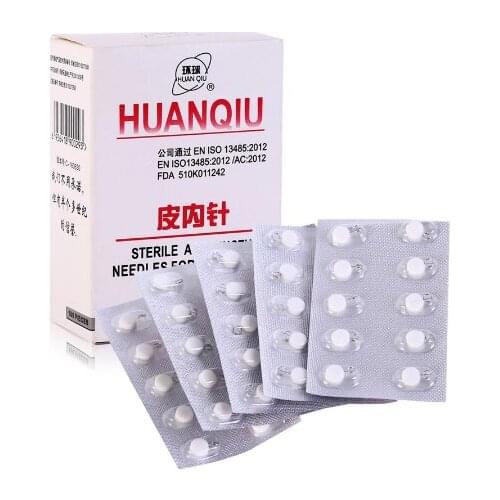 100 pcs Disposable Skin beauty massage acupuncture needle disposable sterile intradermal needle