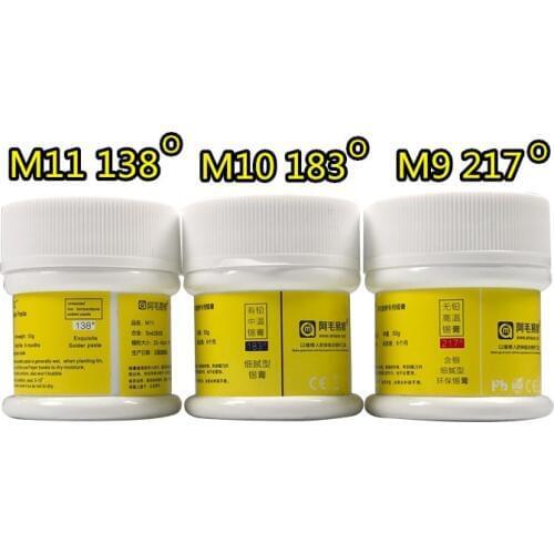 Amaoe Low / Middle / High Solder Flux Paste New Soldering Flux Paste Mobile Phone Mainboard Tin Tools for PCB/BGA SMD