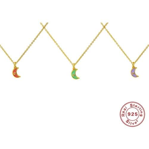 Canner 925 Sterling Silver Chain Necklace Minimalist Collars 2021 Fashion Necklace For Women Bijoux Femme Choker Necklace