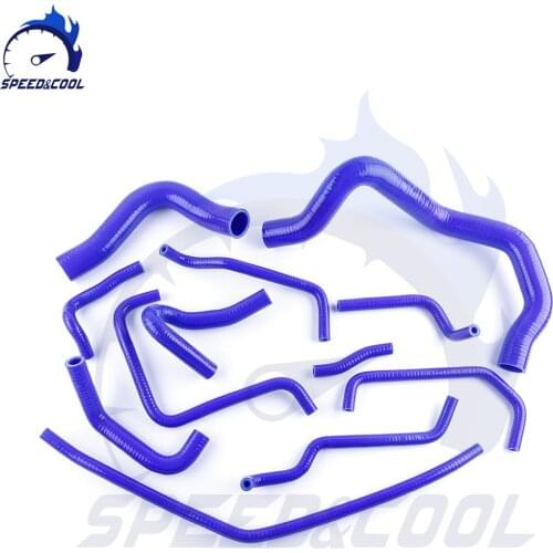 Car Silicone Radiator Coolant Hose Kit For Mazda Mx5 MK2 NB 1.8 Silicone Coolant & Breather Hose Kit