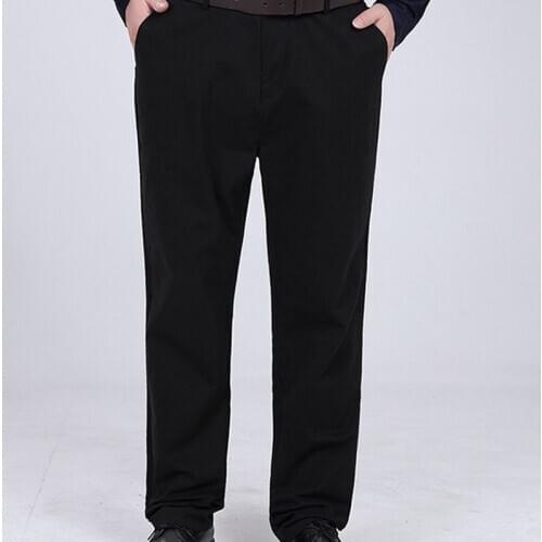 Spring Autumn men suit pants 5XL 6XL 7XL 8XL waist 133cm Plus size Loose men pants