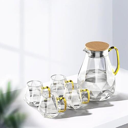 Cold water bottle household high temperature and explosion proof cold water bottle large capacity fruit juice bottle