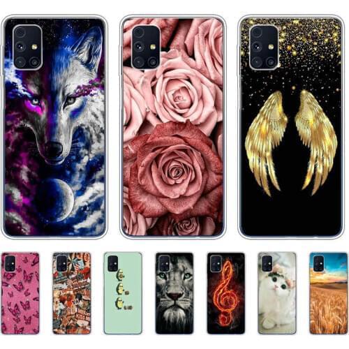 For Samsung M31s Case Silicone Soft TPU Back Cover Phone Case For Samsung Galaxy M31s Case on M31 S M 31S bumper Phone Cases