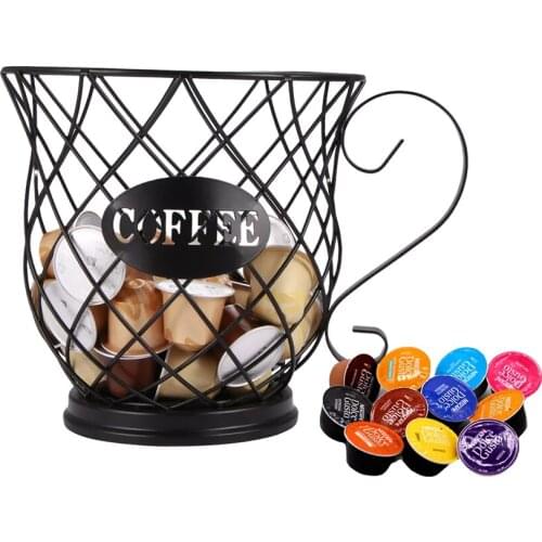 Coffee Capsule Holder Storage Basket Practical Coffee Drawers Capsules Organizer For Nespresso Coffee Capsule Shelves Barista