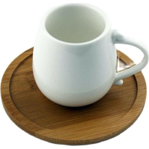 12 Pcs Coffee Espresso Porcelain With Bamboo Plate Set Mug Tea Cup Gift Ideas Turkish Coffee Set Home Decoration Kitchen House
