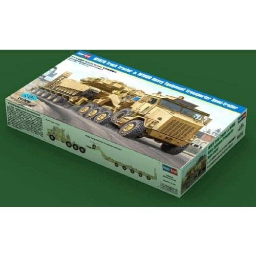 Hobbyboss 1/35 85502 M1070 Truck Tractor&M1000 HET Semi-Trailer Model Kit Car