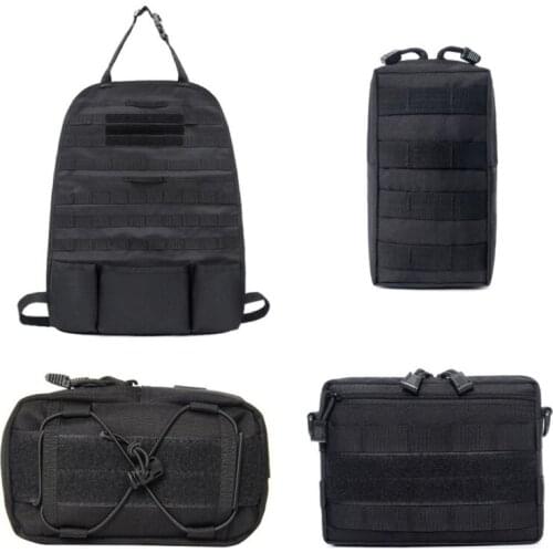 4 PCS Military Pouch Sets Army Tactical Bag Molle Strap Belt Hunting Waist Backpack Multifunction Outdoor Detachable Pack
