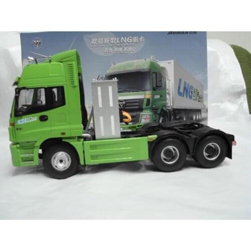 Diecast 1/24 Scale Foton Auman ETX Natural Tractor Collection Souvenir Ornaments Display Vehicle Toys Gift Decoration