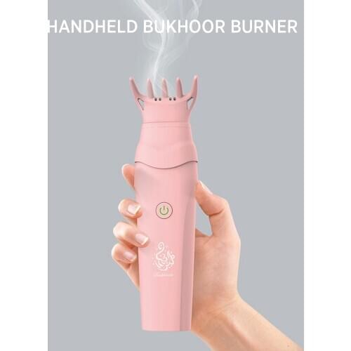 Muslim Aromatherapy Device Dukhoon Arabic Comb Dukhni 2020 New Handheld Arabic Electric Bakhoor Incense Burner USB Rechargeable