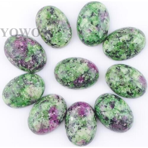 Natural Jaspers Gem Stone Oval Cabochon CAB No Hole Jewelry 13x18x6MM 20pcs/lot QU3184