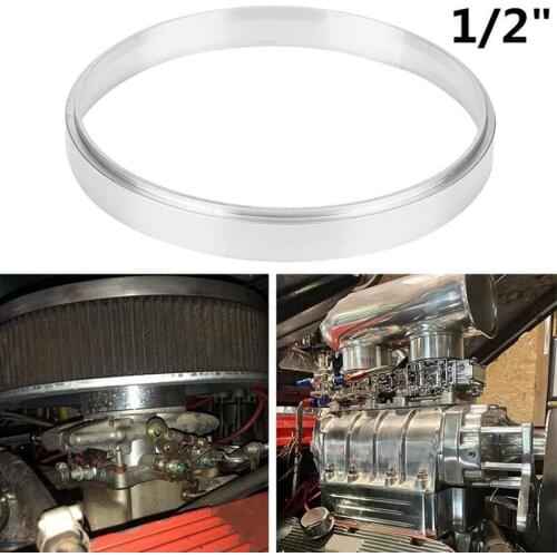 NEW-Air Cleaner Riser Kit, Aluminum Air Cleaner Spacer Replacement Accessories for Carbs with 5 1/8inch Opening (1/2Inch)