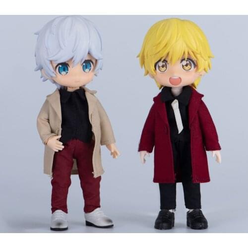 Ob11 GSC Doll Clay Doll coat 1/12 BJD Doll trench coat doll clothes Doll Accessories