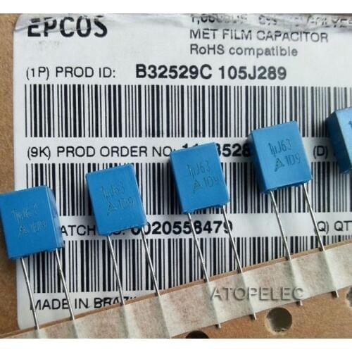 1pc EPCOS 1uF/63V 5% Film Capacitor Hi-Fi Audio 105