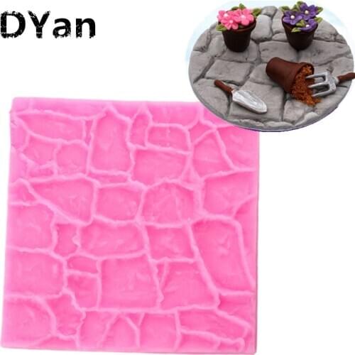 Stone Lines Bark Texture Stripe Lace Silicone Cake Mold Chocolate Fondant Cake Decorating Kitchen Baking Decoration Cake A1323